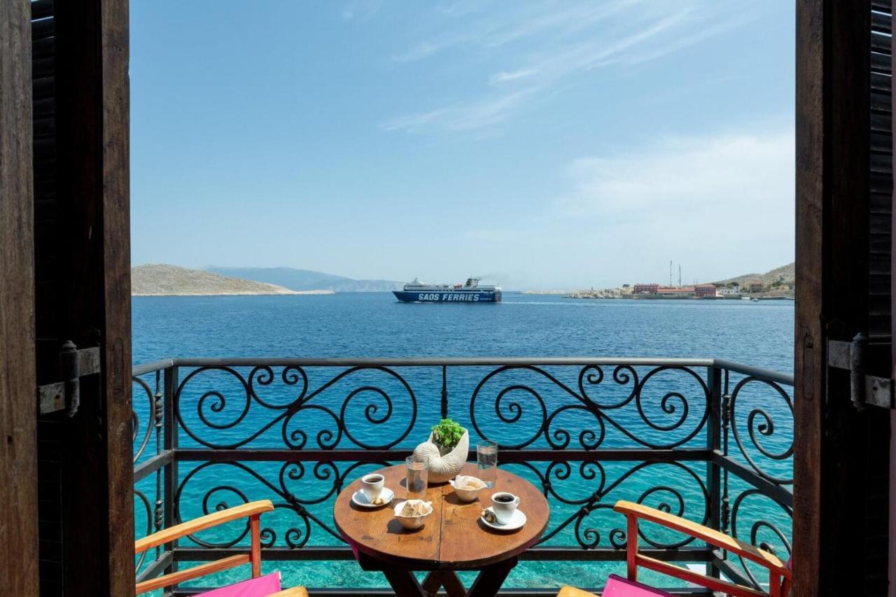 Villa Leleka Chalki Town Buitenkant foto