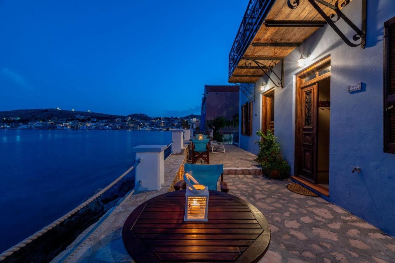 Villa Leleka Chalki Town Buitenkant foto