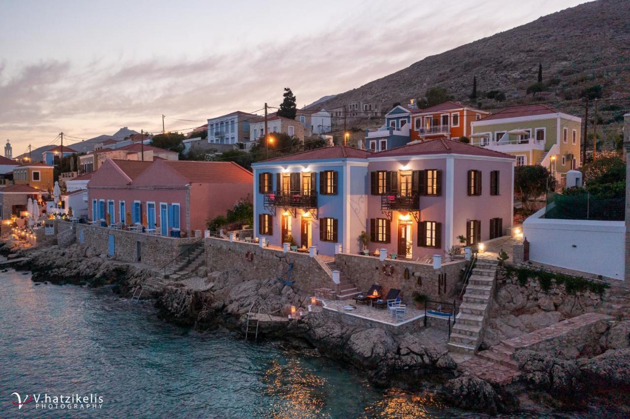 Villa Leleka Chalki Town Buitenkant foto